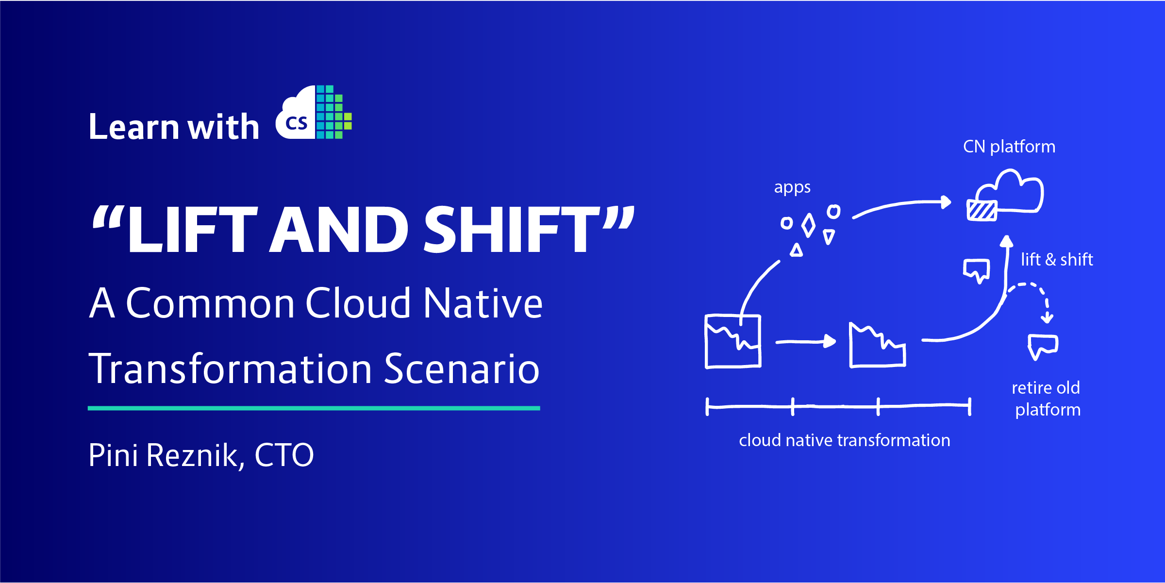 A Cloud Native Transformation Scenario to Avoid ‘Lift and Shift’